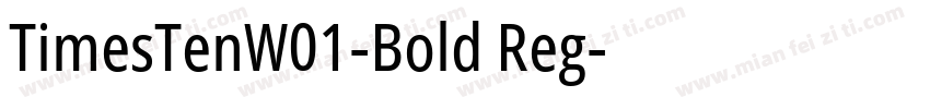 TimesTenW01-Bold Reg字体转换